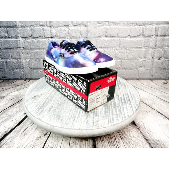 Vans Lo Pro Cosmic Galaxy Black/Tru White Women 6.5 New In Box - Picture 1 of 11